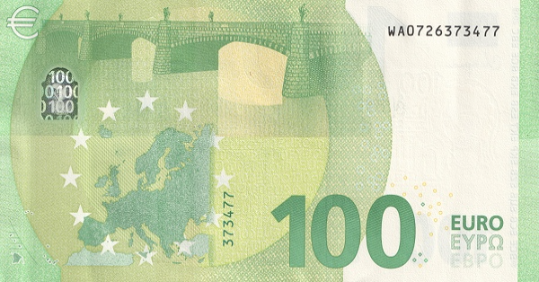 P30WA European Union - 100 Euro (2019-Lagarde)